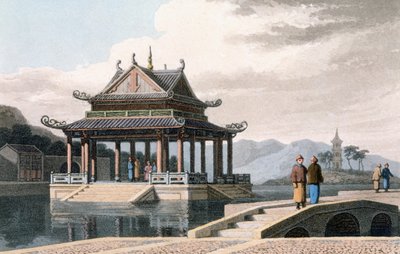 Chinese Pavilion, 1810 by Thomas und William Daniell